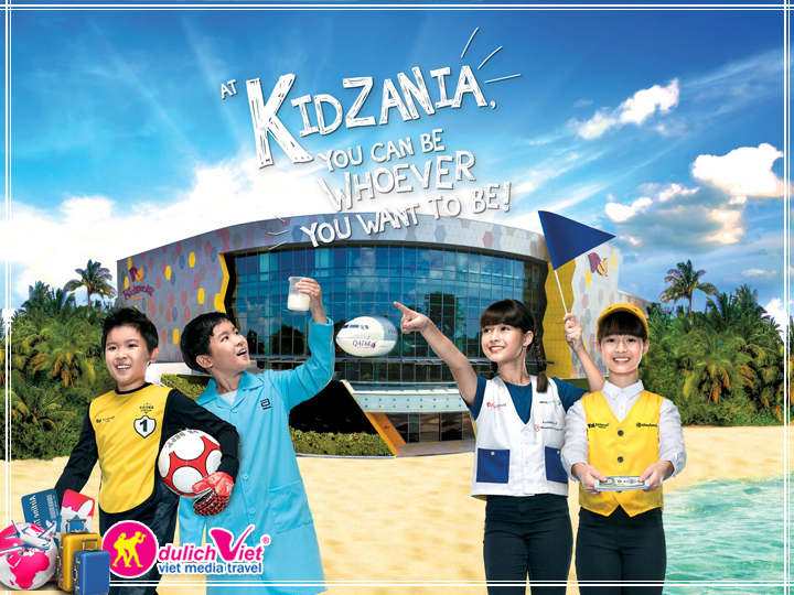 Vé tham quan Singapore Kidzania giá tốt 2025